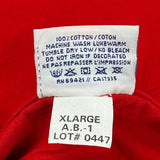 Wisconsin Soccer Camp Reebok Single Stitch T-Shirt - XL Red Cotton