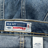 Old Navy Carpenter Jeans - 36W 30L Blue Cotton