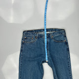 501 Levis Jeans - 36W 31L Blue Denim