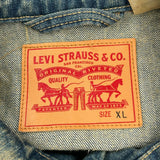 Levis Denim Gilet - XL Blue Denim