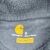 Vintage Carhartt Hoodie - Small Navy Cotton