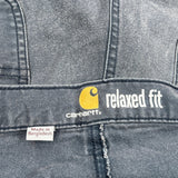 Carhartt Double Knee Carpenter Trousers - 36W 31L Grey Cotton