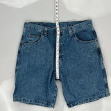Wrangler Carpenter Shorts - 36W 10L Blue Cotton