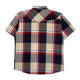 Levis Checked Short Sleeve Shirt - Large Multicoloured Cotton