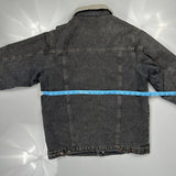 Unbranded Oversized Denim Jacket - Medium Grey Denim