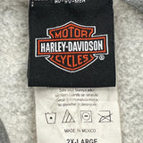 Sydney, Cape Breton, Nova Scotia, Canada Harley Davidson Hoodie - 2XL Grey Cotton Blend