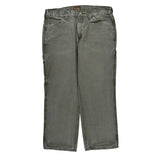 Schmidt Cargo Carpenter Trousers - 36W 30L Grey Cotton