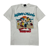 Mickey N' Minnie Screen Stars Cartoon T-Shirt - Medium White Cotton Blend