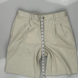Greg Norman Shorts - 32W 10L Beige Cotton Blend