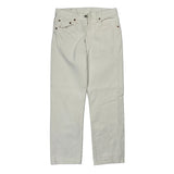 Levis Jeans - 30W 30L White Cotton