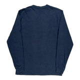 Carhartt Long Sleeve T-Shirt - Small Blue Cotton