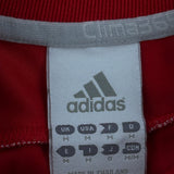 Climacool Adidas Goal Keepers Long Sleeve Football Shirt - Medium Red Polyester