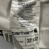 Carhartt Carpenter Trousers - 32W 32L Brown Cotton
