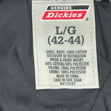 Dickies Jacket - Large Black Cotton