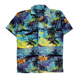 Unbranded Floral Hawaiian Shirt - Medium Multicoloured Cotton