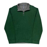 Polo By Ralph Lauren 1/4 Zip - XL Green Cotton