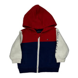 Age 3-6 Months Tommy Hilfiger Spellout Hoodie - 3XS Blue Cotton