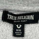 True Religion Sweatshirt - Medium Grey Cotton