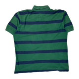 Tommy Hilfiger Striped Polo Shirt - 2XL Green Cotton