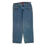 Levis 550 Jeans - 32W UK 12 Blue Cotton