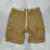 Tommy Hilfiger Cargo Shorts - 34W 9L Khaki Cotton