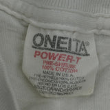 Single Stitch 2Nd Amendment Oneita T-Shirt - Large White Cotton