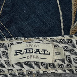 Ariat Hip Hop Jeans - 32W UK 14 Blue Denim