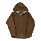 Age 12-14 Berne Jacket - Large Brown Cotton