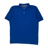 Tommy Hilfiger Polo Shirt - XL Blue Cotton