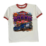 Racing Anvil Graphic T-Shirt - Large Multicoloured Cotton