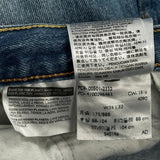 501 Levis Jeans - 35W 32L Blue Cotton