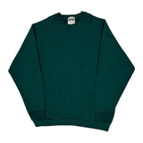 Blank Fruit Of The Loom Sweatshirt - XL Green Cotton Blend