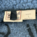 Made In USA Woolrich Fleece Jacket - Large Blue Polyester