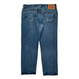 501 Levis Jeans - 35W 30L Blue Cotton