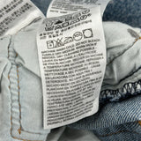 505 Levis Denim Shorts - 33W 10L Blue Cotton