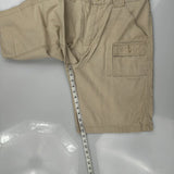 Chaps Ralph Lauren Cargo Shorts - 36W 9L Beige Cotton