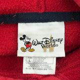 Disney Graphic Hoodie - Large Red Polyester