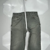 Carhartt Carpenter Pants - 38W 30L Gray Cotton