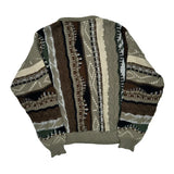 Farentino Sweater - Large Multicoloured Wool Blend