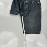 Lions Crest Denim Shorts - 36W 12L Grey Cotton Blend