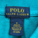 Age 6 Polo By Ralph Lauren Polo Shirt - XS Blue Cotton