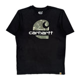Carhartt T-Shirt - Medium Black Cotton
