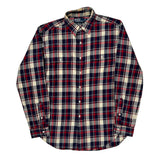 Polo By Ralph Lauren Checked Flannel Shirt - Large Multicoloured Cotton