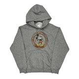 Mickey Mouse Disney Cartoon Hoodie - Medium Grey Cotton Blend