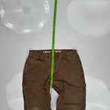 Dickies Carpenter Pants - 32W 26L Brown Cotton