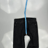 Levis Jeans - 32W 33L Black Cotton