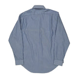 Ralph Lauren Striped Shirt - Large Blue Cotton