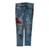 Unbranded Jeans - 32W 30L Green Denim