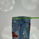 Unbranded Jeans - 32W 30L Green Denim