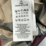 Age 14 Burberry Puffer - Large Burgundy Polyester